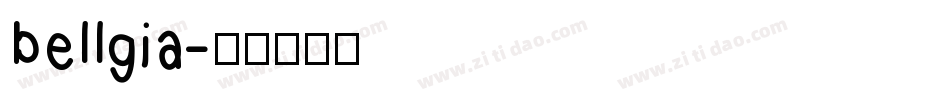 bellgia字体转换
