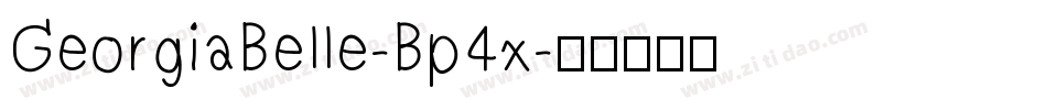 GeorgiaBelle-Bp4x字体转换