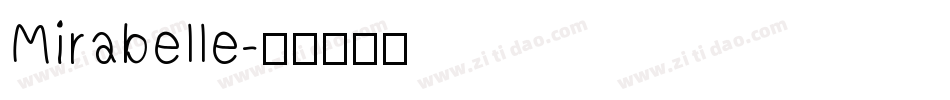 Mirabelle字体转换