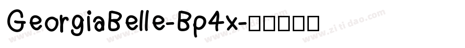 GeorgiaBelle-Bp4x字体转换