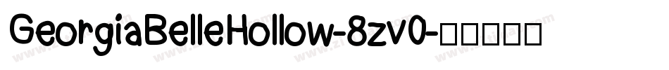 GeorgiaBelleHollow-8zv0字体转换