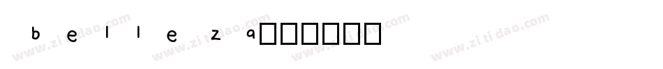 belleza字体转换