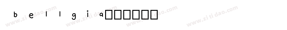 bellgia字体转换