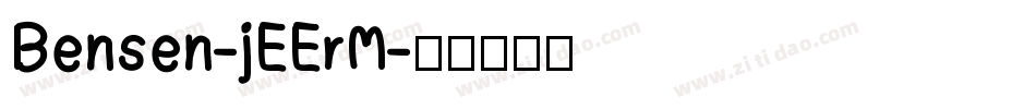 Bensen-jEErM字体转换