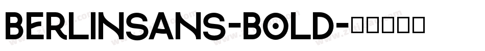 Berlinsans-Bold字体转换