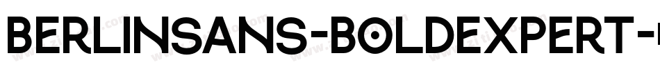 Berlinsans-BoldExpert字体转换