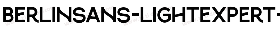 Berlinsans-LightExpert字体转换