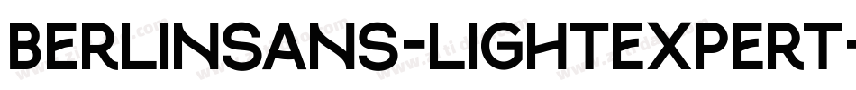 Berlinsans-LightExpert字体转换