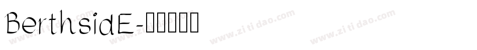BerthsidE字体转换