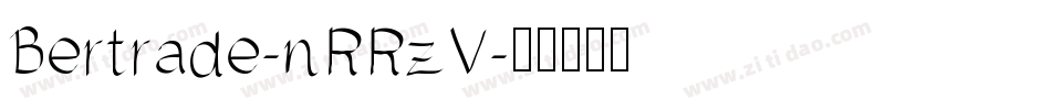 Bertrade-nRRzV字体转换