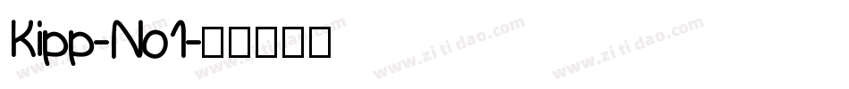 Kipp-No1字体转换