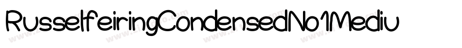 RusselfeiringCondensedNo1Medium-jJxy字体转换