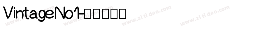 VintageNo1字体转换
