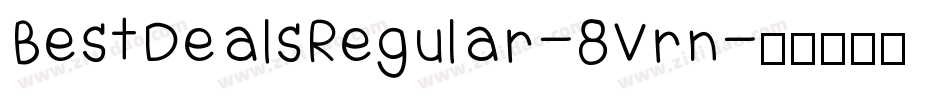 BestDealsRegular-8Vrn字体转换