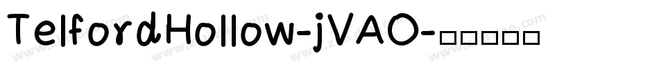 TelfordHollow-jVAO字体转换