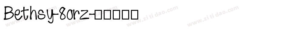 Bethsy-8orz字体转换