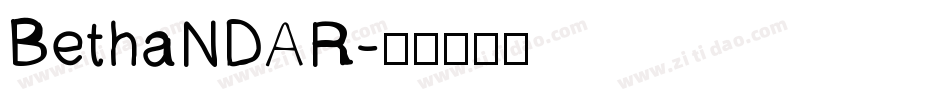 BethaNDAR字体转换