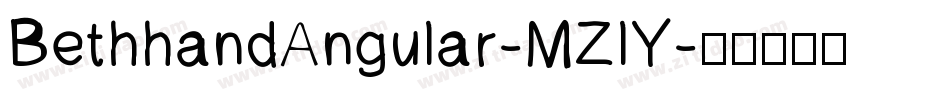 BethhandAngular-MZlY字体转换