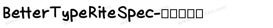BetterTypeRiteSpec字体转换