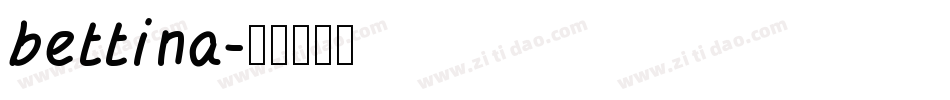 bettina字体转换