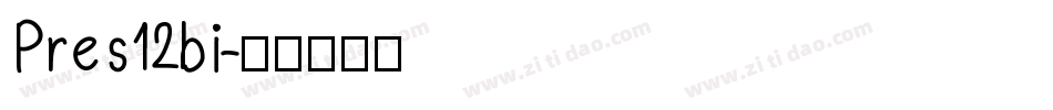 Pres12bi字体转换