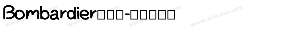 Bombardier转换器字体转换