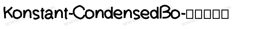 Konstant-CondensedBo字体转换