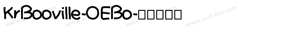 KrBooville-OEBo字体转换