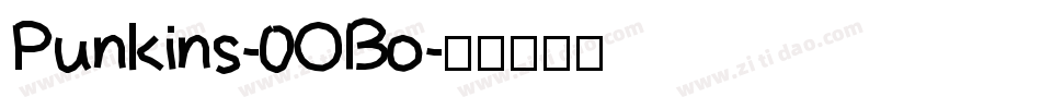 Punkins-0OBo字体转换