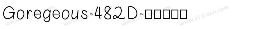 Goregeous-482D字体转换