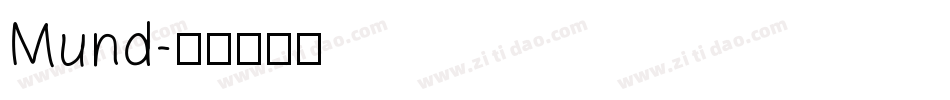 Mund字体转换