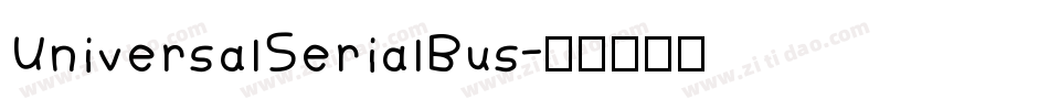 UniversalSerialBus字体转换