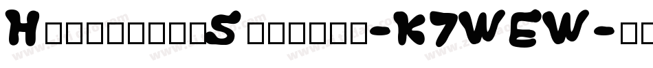 HeadcorpsStencil-K7WEW字体转换