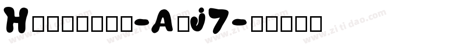 Headlong-AwJ7字体转换