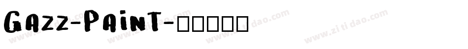 Gazz-Paint字体转换