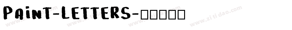 Paint-Letters字体转换