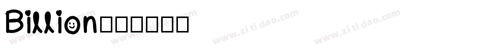 Billion字体转换