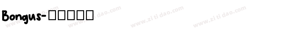 Bongus字体转换