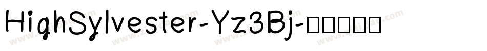HighSylvester-Yz3Bj字体转换