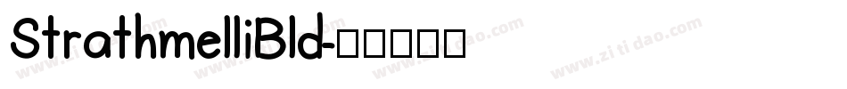 StrathmelliBld字体转换