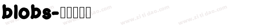 blobs字体转换