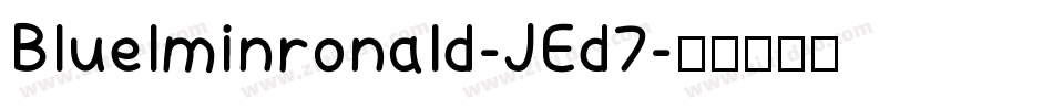 Bluelminronald-JEd7字体转换