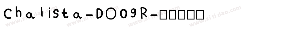 Chalista-DO09R字体转换