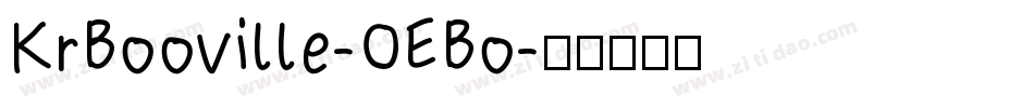 KrBooville-OEBo字体转换