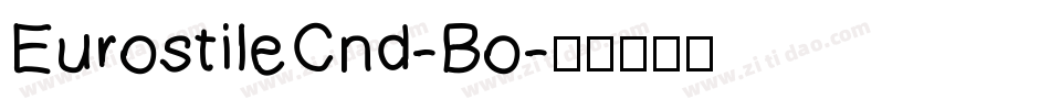 EurostileCnd-Bo字体转换
