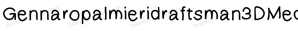 Gennaropalmieridraftsman3DMedium-BoVn字体转换