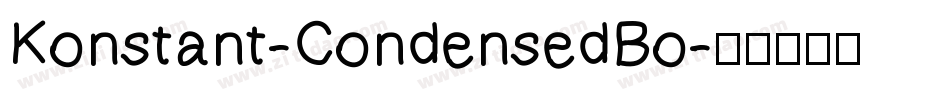 Konstant-CondensedBo字体转换