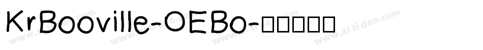 KrBooville-OEBo字体转换