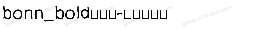 bonn_bold转换器字体转换