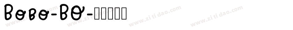 Bobo-BO字体转换